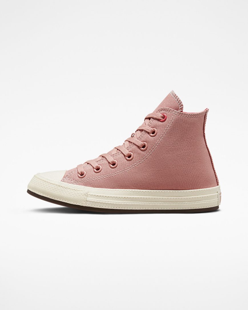 Zapatillas Altas Converse Chuck Taylor All Star Tonal Canvas Mujer Rosas | PE 5470P8